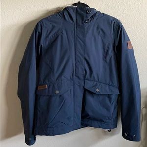 Columbia faux fur hooded snow jacket